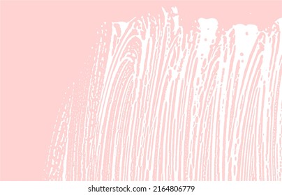 Grunge textura. Traza áspera rosada de socorro. Maravilloso fondo. Textura de grifo sucio y ruidoso. Bonita superficie artística. Ilustración vectorial.