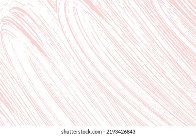 Grunge texture. Distress pink rough trace. Fascinating background. Noise dirty grunge texture. Beauteous artistic surface. Vector illustration.