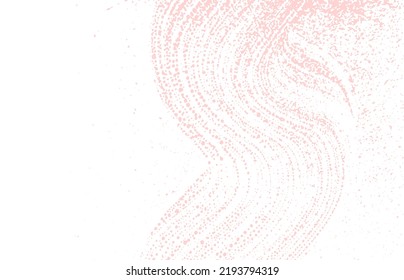 Grunge texture. Distress pink rough trace. Fascinating background. Noise dirty grunge texture. Wondrous artistic surface. Vector illustration.