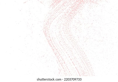 Grunge textura. Traza áspera rosada de socorro. Fondo favorable. Textura de grifo sucio y ruidoso. Interesante superficie artística. Ilustración vectorial.