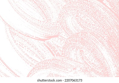 Grunge texture. Distress pink rough trace. Fascinating background. Noise dirty grunge texture. Brilliant artistic surface. Vector illustration.