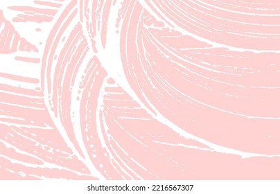 Grunge texture. Distress pink rough trace. Great background. Noise dirty grunge texture. Beautiful artistic surface. Vector illustration.