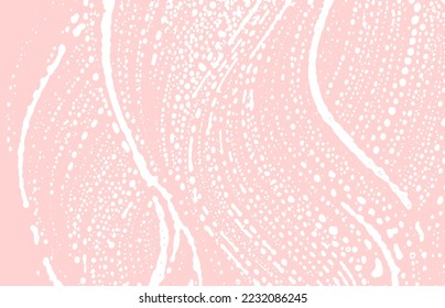 Grunge textura. Traza áspera rosada de socorro. Maravilloso fondo. Textura de grifo sucio y ruidoso. Verdaderamente artística. Ilustración vectorial.