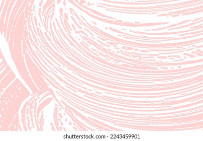Grunge texture. Distress pink rough trace. Flawless background. Noise dirty grunge texture. Dazzling artistic surface. Vector illustration.