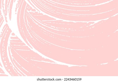 Grunge texture. Distress pink rough trace. Fetching background. Noise dirty grunge texture. Remarkable artistic surface. Vector illustration.