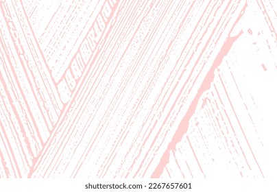 Grunge texture. Distress pink rough trace. Fine background. Noise dirty grunge texture. Noteworthy artistic surface. Vector illustration.