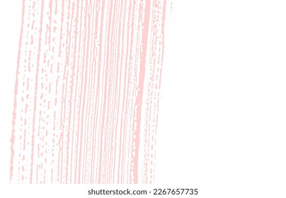 Grunge texture. Distress pink rough trace. Fancy background. Noise dirty grunge texture. Lively artistic surface. Vector illustration.