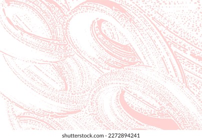 Grunge texture. Distress pink rough trace. Fascinating background. Noise dirty grunge texture. Breathtaking artistic surface. Vector illustration.