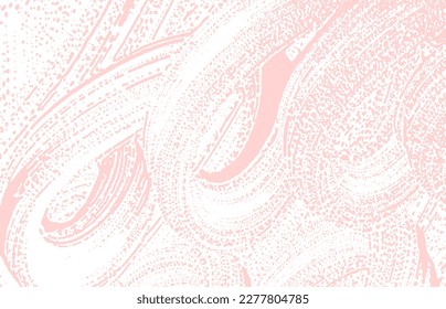 Grunge texture. Distress pink rough trace. Fascinating background. Noise dirty grunge texture. Curious artistic surface. Vector illustration.