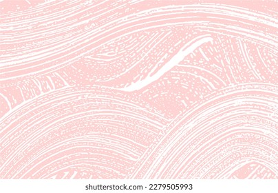 Grunge Textur. Pink raue Spur enträtseln. Guter, gut aussehender Hintergrund. Geräusche schmutzige Grunge-Textur. Gefällt künstlerische Oberfläche. Vektorgrafik.