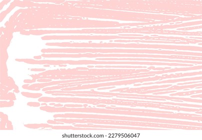 Grunge texture. Distress pink rough trace. Flawless background. Noise dirty grunge texture. Fascinating artistic surface. Vector illustration.