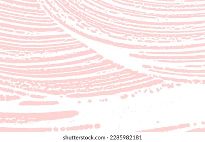 Grunge texture. Distress pink rough trace. Graceful background. Noise dirty grunge texture. Exotic artistic surface. Vector illustration.