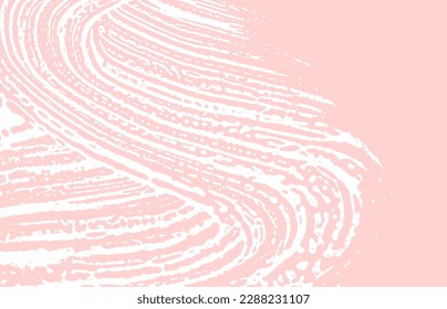 Grunge texture. Distress pink rough trace. Good-looking background. Noise dirty grunge texture. Outstanding artistic surface. Vector illustration.