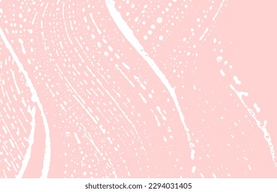 Grunge textura. Traza áspera rosada de socorro. Maravilloso fondo. Textura de grifo sucio y ruidoso. Una superficie artística notable. Ilustración vectorial.