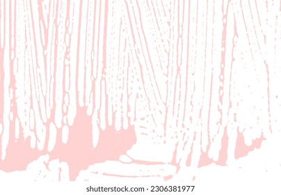Texture grunge. Détresse la trace rugueuse rose. Arrière-plan clair. Texture grunge sonore sale. Superbe surface artistique. Illustration vectorielle.