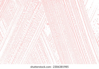 Grunge texture. Distress pink rough trace. Fine background. Noise dirty grunge texture. Nice artistic surface. Vector illustration.