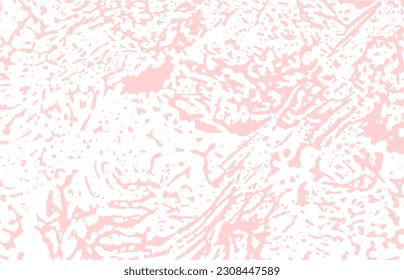 Grunge Textur. Pink raue Spur enträtseln. Feiner Hintergrund. Geräusche schmutzige Grunge-Textur. Gefällt künstlerische Oberfläche. Vektorgrafik.