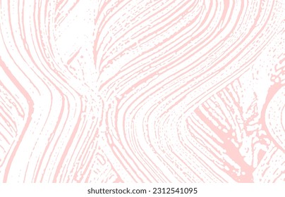 Grunge texture. Distress pink rough trace. Fascinating background. Noise dirty grunge texture. Ideal artistic surface. Vector illustration.