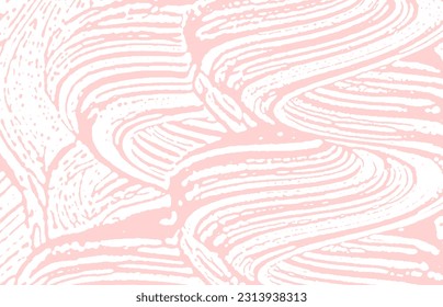 Grunge textura. Traza áspera rosada de socorro. El espléndido fondo. Textura de grifo sucio y ruidoso. Increíble superficie artística. Ilustración vectorial.