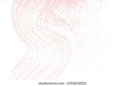 Grunge texture. Distress pink rough trace. Fascinating background. Noise dirty grunge texture. Unusual artistic surface. Vector illustration.