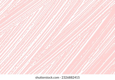 Grunge texture. Distress pink rough trace. Fresh background. Noise dirty grunge texture. Flawless artistic surface. Vector illustration.