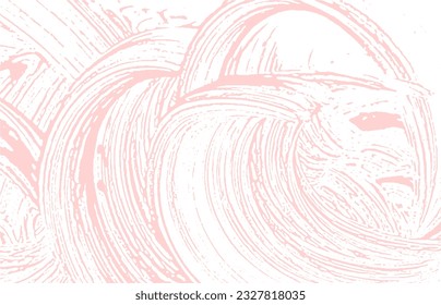 Grunge texture. Distress pink rough trace. Fantastic background. Noise dirty grunge texture. Astonishing artistic surface. Vector illustration.