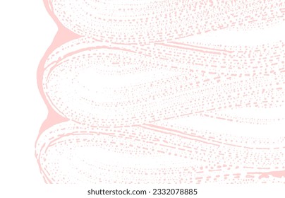 Grunge texture. Distress pink rough trace. Fancy background. Noise dirty grunge texture. Exotic artistic surface. Vector illustration.