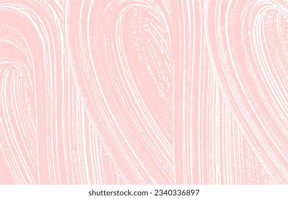 Grunge Textur. Pink raue Spur enträtseln. Glamouröser Hintergrund. Geräusche schmutzige Grunge-Textur. Bemerkenswerte künstlerische Oberfläche. Vektorgrafik.