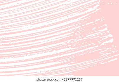 Grunge textura. Traza áspera rosada de socorro. Gracioso fondo. Textura de grifo sucio y ruidoso. Superficie artística popular. Ilustración vectorial.