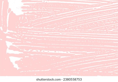 Grunge texture. Distress pink rough trace. Flawless background. Noise dirty grunge texture. Fantastic artistic surface. Vector illustration.