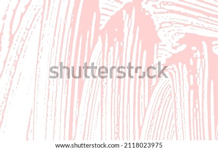 Grunge texture. Distress pink rough trace. Fabulous background. Noise dirty grunge texture. Uncommon artistic surface. Vector illustration.