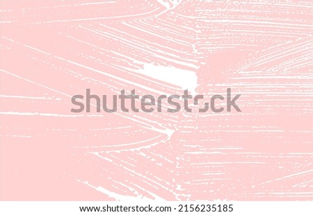 Grunge texture. Distress pink rough trace. Good-looking background. Noise dirty grunge texture. Cute artistic surface. Vector illustration.