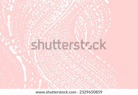 Grunge texture. Distress pink rough trace. Gorgeous background. Noise dirty grunge texture. Magnificent artistic surface. Vector illustration.