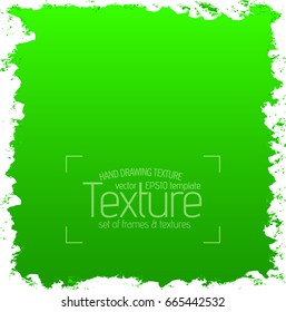 Grunge texture with distressed edges abstract vector template
