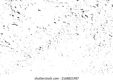 Grunge texture with a distressed look. Effortless Design Halftone background with a retro feel. A broken, cracked wall texture. A smudge of dirt scratched the surface. Black and white grunge style.