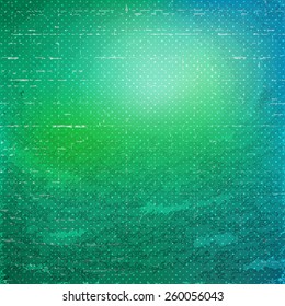 Grunge texture with dot on dark green blurred texture