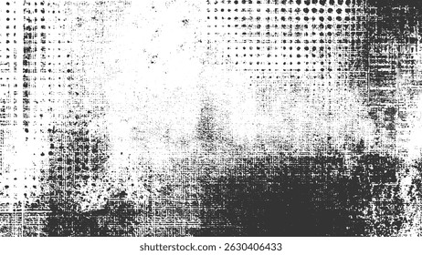 grunge texture with dust particles and grain on transparent background suitable for vintage themed designs