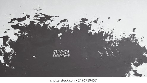 Grunge texture effect background. Distressed rough dark abstract textured. Black colors isolated on white. Graphic design element vintage style concept for web banner, flyer, card, or brochure cover