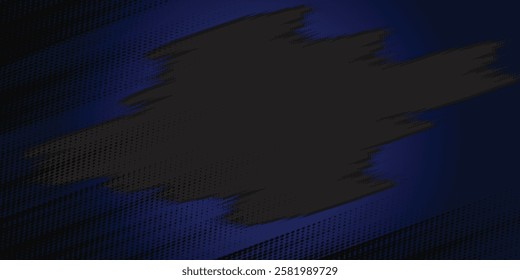 Grunge texture effect background. Distressed rough dark abstract textured. Black isolated on blue. Graphic design element vintage style decoration concept for banners, flyer, card, or brochure cover