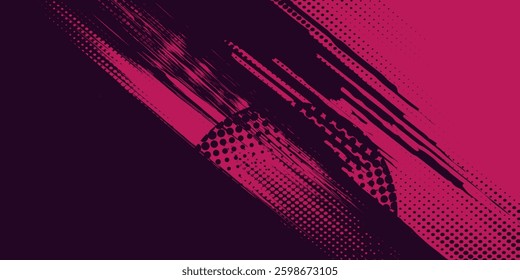 Grunge texture effect background. Distressed rough dark abstract textured. Red isolated on black. Graphic design element vintage style decoration concept for banners, flyer, card, or brochure cover