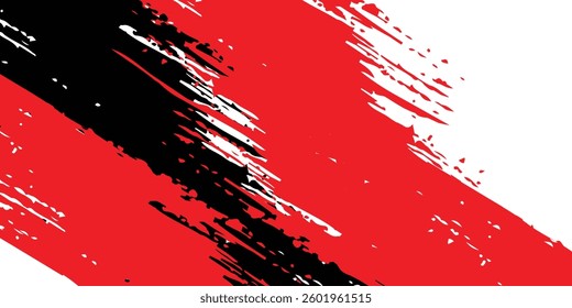 Grunge texture effect background. Distressed rough dark abstract textured. Black isolated on red. Graphic design element vintage style decoration concept vector eps10