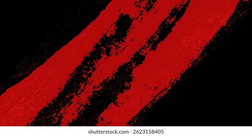 Grunge texture effect background. Distressed rough dark abstract textured. Red isolated on black.eps 10