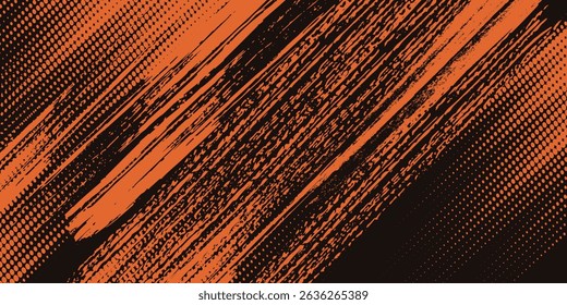 Grunge texture effect background. Distressed rough dark abstract textured. Black isolated on red. Graphic design element vintage style sport modern