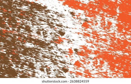 Grunge texture effect background. Distressed rough dark abstract textured. Orange colors isolated on white. Graphic design element vintage style concept for web banner, flyer, card, or brochure cover