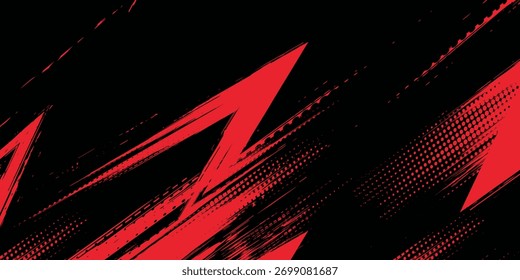 Grunge texture effect background. Distressed rough dark abstract textured. Black isolated on red. Graphic design element vintage style decoration concept grunge vector red black modern