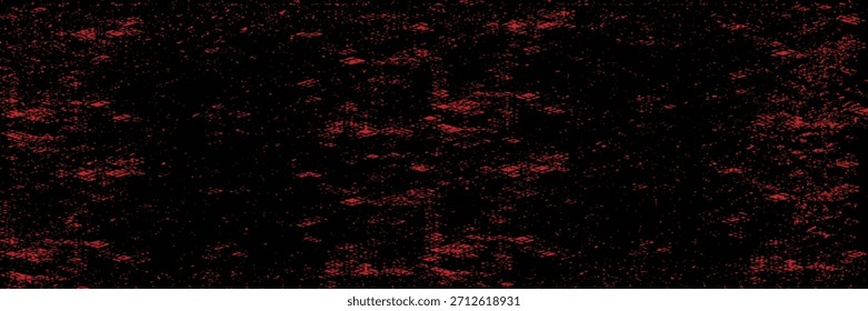 Fondo de efecto de textura Grunge. Angustiado áspero oscuro con textura abstracta. Negro aislado en rojo. Concepto de decoración de estilo vintage de elemento de Diseño gráfico para Anuncios, folleto, tarjeta o caleta de folleto