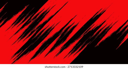 Fundo do efeito de textura do Grunge. Angustiado áspero escuro abstrato texturizado. Preto isolado em vermelho. Elemento de design gráfico estilo vintage decoração conceito grunge vetor vermelho preto moderno