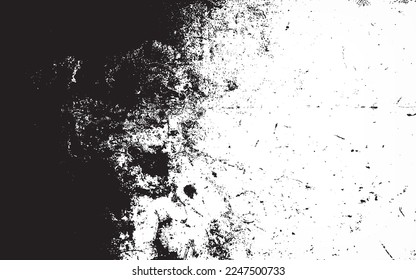 Grunge texture effect. Distressed overlay rough textured. Abstract vintage monochrome. Black isolated on white background. Graphic design element halftone style concept for banner, flyer, poster, etc