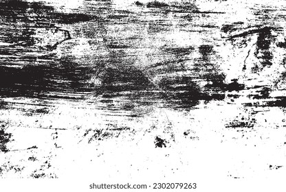 Efecto de textura gruesa. Sobrecarga perturbada texturada. Resumen monocromo vintage. Negro aislado sobre fondo blanco. Concepto de estilo de medio tono de elemento de diseño gráfico para banner, volante, afiche, etc