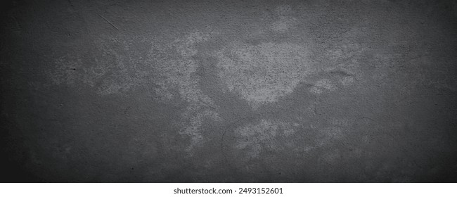 Grunge-Textur-Effekt. Distressed Overlay ist grob strukturiert auf dunklem Raum. Realistischer grauer Hintergrund. Grafikdesign-Element-Betonwand-Stil-Konzept für Banner, Flyer, Plakat, Broschüre, Abdeckung, etc